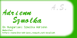 adrienn szmolka business card